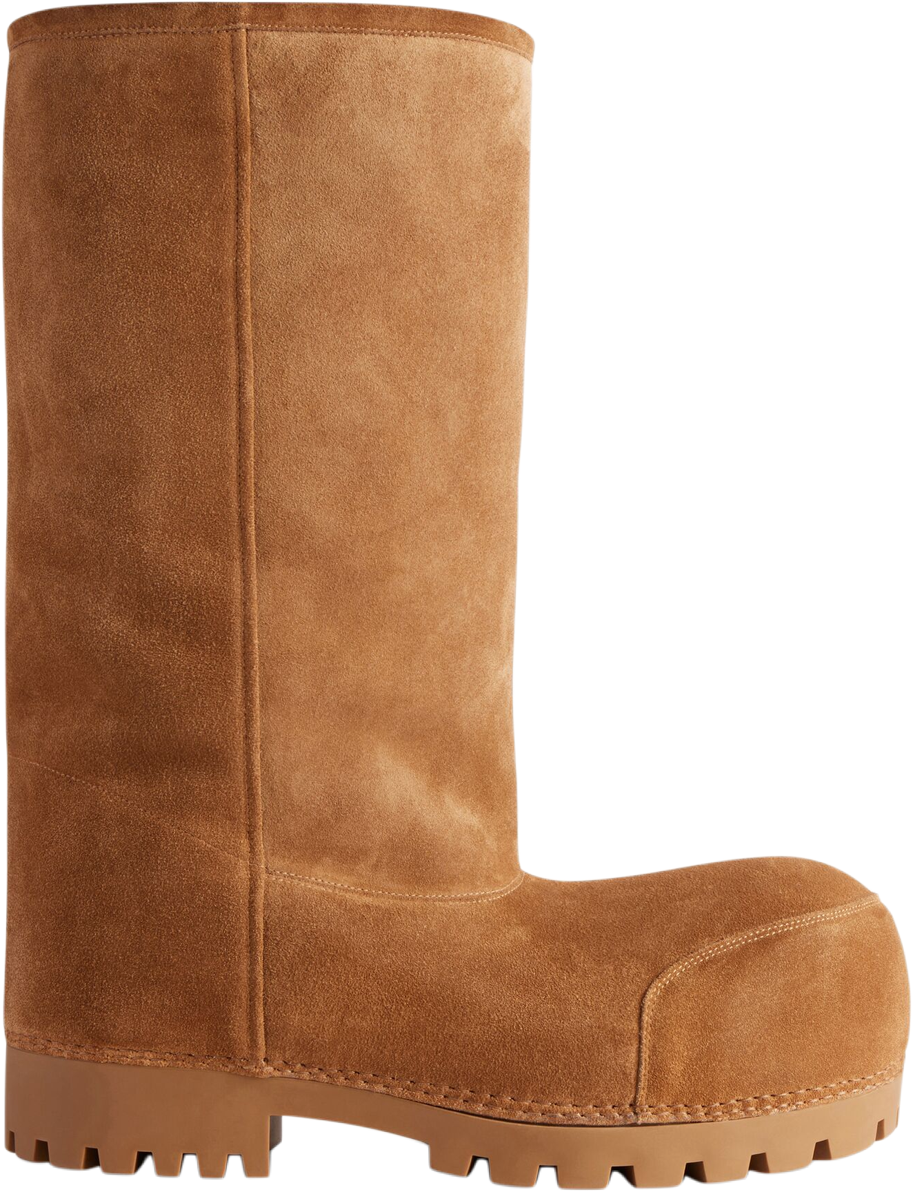 Balenciaga ALASKA FUR HIGH BOOT “BROWN”