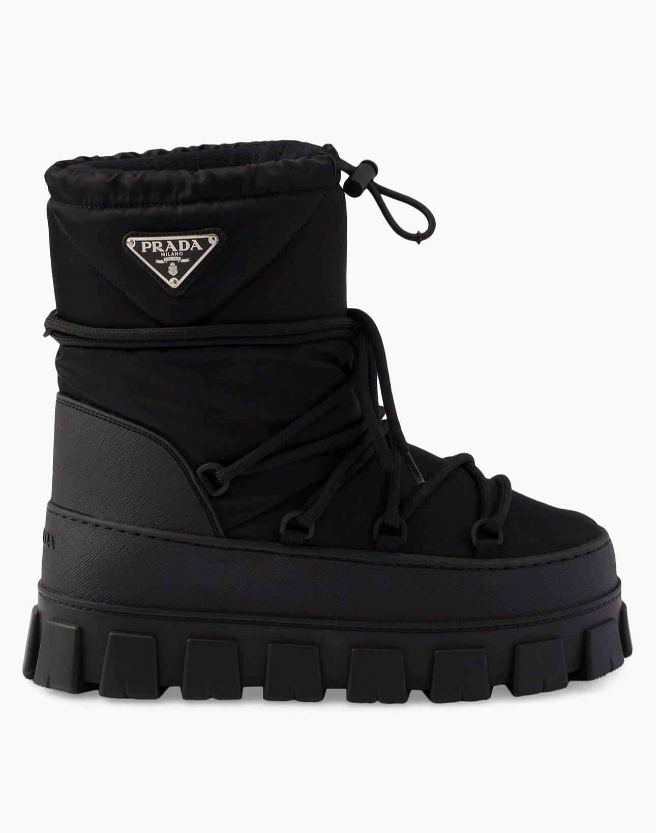 PRADA “Re-Nylon gabardine après-ski boots“